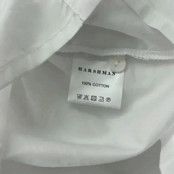 NWT Anthropologie Harshman 100% Cotton Puff-Sleeved Buttondown Top - Picture 7 of 9